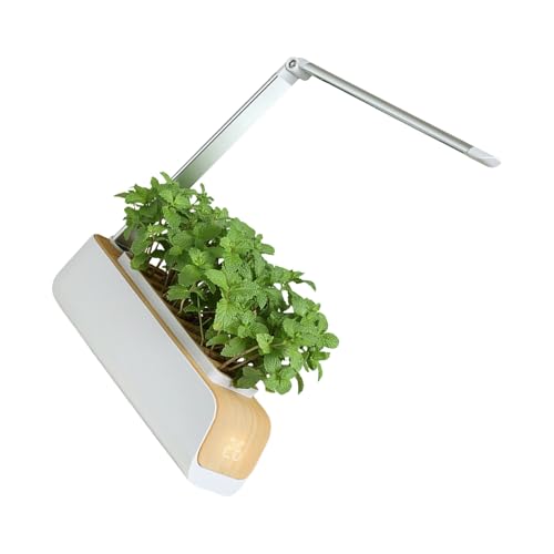 Intelligenter Hydrokultur-Garten für den Innenbereich, mit einstellbarem Spektrum-LED und automatischer Bewässerung für Zuhause, Pflanzenzucht, Hydrokultur-Pflanzgefäß mit verstellbaren Lichtern von Sbshiouu