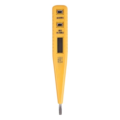 Professioneller Elektro Tester Stift Mit Klarem LCD Display Twin Tests 12-250 V Spannungen Erkennung ABS Housing Professional Electrician Tool Professioneller Elektro Tester Stift Mit Klarem LCD Display Twin Tests 12-250 V Spannungen Erkennung ABS Housing Professional Electrician Tool von Sbshiouu