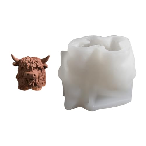 Rinderkopfstatue Kerzenform Formen Rinder Figur Rinderkopfstatue Kerzenform Formen Rinder Figur von Sbshiouu