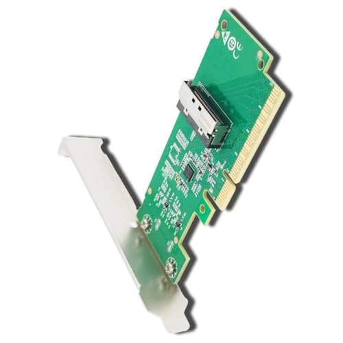 Sbshiouu PCIE 5.0 Bis MCIOS 8I Adapterkarte Schnelle Geschwindigkeit 32GT/s Bandbreite Für NVME HHDS GPU Erweiterung NVME SSDS Erweiterungsadapter von Sbshiouu
