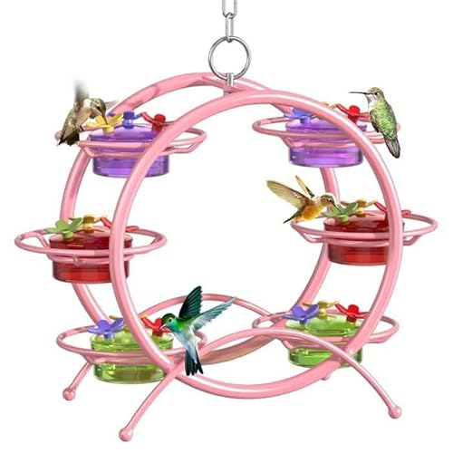Ameisenfeste Kolibri-Futterstation für den Außenbereich, Nektar-Futterstation mit 18 Blumenöffnungen, auslaufsicheres hängendes Design, leicht zu reinigende Vogelfutterstation für Garten, Terrasse von Sbuxhrkid