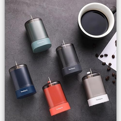 Sbuxhrkid Automatisches Push-Down-Zahnstocherspender-Set, Kunststoff-Zahnstocherhalter mit hygienischem Pop-Up-Design für Küche, Esstisch, Zuhause und Hotel, 5 Stück Sbuxhrkid Automatisches Push-Down-Zahnstocherspender-Set, Kunststoff-Zahnstocherhalter mit hygienischem Pop-Up-Design für Küche, Esstisch, Zuhause und Hotel, 5 Stück von Sbuxhrkid