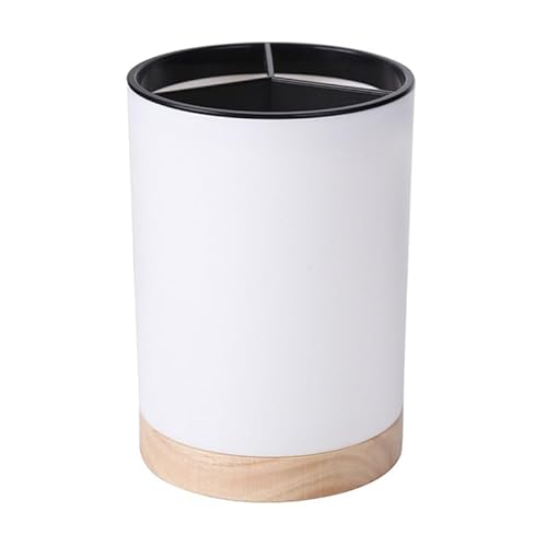 Sbuxhrkid Küchengeschirr-Aufbewahrung, Eimer, Utensilienhalter, Besteck-Abtropfgestell, Kunststoff, Essstäbchen, Löffel, Aufbewahrungsregal, abnehmbar, 3 geteilt von Sbuxhrkid
