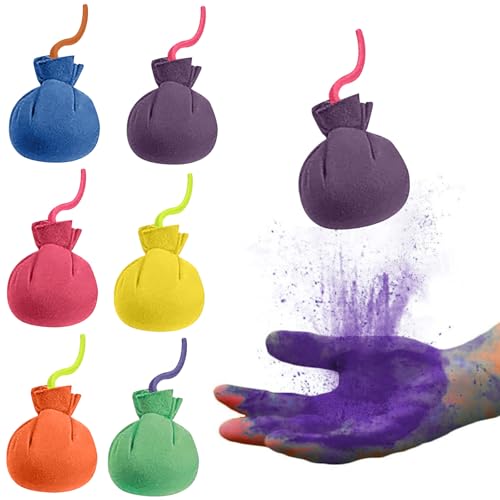 Sbyhbhyds Farbpulverbälle für lustige Events,Chalk Balls,Color War Kreidepulver Spiele Partyfarbener Regenbogen,nachfüllbarer Holi-,kombiniert Atmosphäre Festivals lustige Läufe,1 Stück (Purple) Sbyhbhyds Farbpulverbälle für lustige Events,Chalk Balls,Color War Kreidepulver Spiele Partyfarbener Regenbogen,nachfüllbarer Holi-,kombiniert Atmosphäre Festivals lustige Läufe,1 Stück (Purple) von Sbyhbhyds