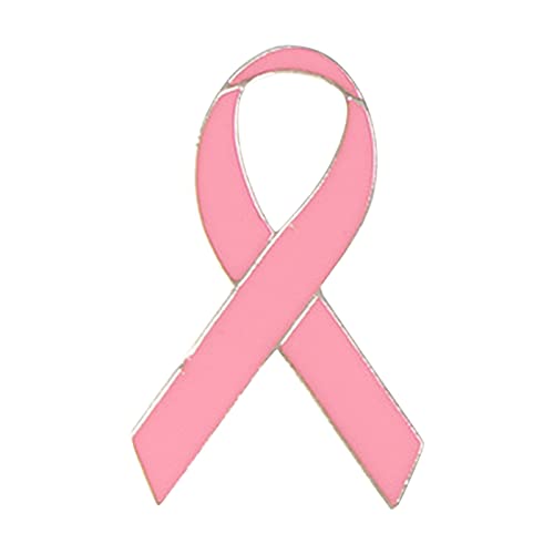 Sbyhbhyds Pins Brosche Ribbon Metal Pins-Pink Breast Awareness Cancer Event for Breast Pins Hope Ribbon Cancer Broschen Für Kleidung Schwarz (PINK, L) von Sbyhbhyds