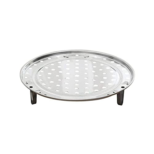 5 Größen Stahl Dampfgarer Rack Einsatz Stock Pot Dampfen Ständer Werkzeuge Werkzeug Z8K1 Kochgeschirr Tablett Für Dampfgarer, Pfanne Dampfgarer, Edelstahl Rack Round Duty Stahl Sieb, Dampfgarer von Sbyzm