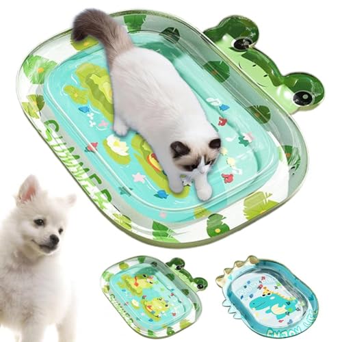 Haustier-Wasserbett, verdicktes Komfort-Katzen-Wasserbett, Spielmatte, Haustier-Schlafmatten, Katzenspielzeug, kratzfestes Design, Komfort-Wasserbett, Sommerhaustiere, kühlendes Wasser, sensorisches Haustier-Wasserbett, verdicktes Komfort-Katzen-Wasserbett, Spielmatte, Haustier-Schlafmatten, Katzenspielzeug, kratzfestes Design, Komfort-Wasserbett, Sommerhaustiere, kühlendes Wasser, sensorisches von Sbyzm