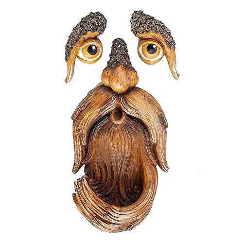 Lustiger alter Mann Baum Gesicht Hugger Garten Outdoor Baum lustige Dekoration Gnom S2L4 Statue Mann Skulptur alt skurril T Garten von Sbyzm