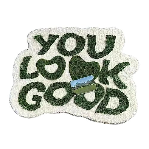Sbyzm Badematte You Look Good Badematte Badezimmerteppiche Grün Badezimmerteppich Lustig Badezimmer K1L4 Niedliche Bad Coole Teppiche Matte Für Schlafzimmer Matte Abs Sbyzm Badematte You Look Good Badematte Badezimmerteppiche Grün Badezimmerteppich Lustig Badezimmer K1L4 Niedliche Bad Coole Teppiche Matte Für Schlafzimmer Matte Abs von Sbyzm