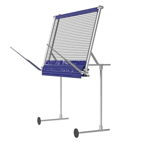 ASC Dachrandsicherung [6 Meter lang] Aluminium Dachgeländer - Schrägdachsicherung - Dacharbeitsgeländer - Baugerüst - Stabiles Arbeitsgerüst & Alu Gerüst - Leitergerüst von Scafom-rux