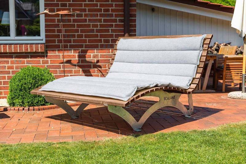 Scalant Gartenliege Waldsofa Classic, mit Auflage hell + Schutzhülle, Latten aus Thermokiefer Scalant Gartenliege Waldsofa Classic, mit Auflage hell + Schutzhülle, Latten aus Thermokiefer von Scalant