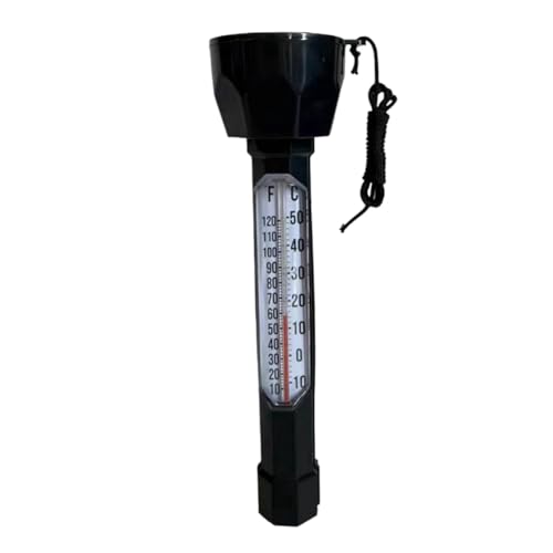 Scalewbin Pool-Thermometer, Außenschwimmbad-Wasserthermometer, Schwimmendes Pool-Thermometer für Schwimmbad von Scalewbin