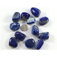 Wunderschöner Trommelierter Lapis Lazuli Heilstein// Großer Lapislazuli/ Trommelstein/ Heilsteine//Heilsteine/True Blue von ScallopsMineralShell