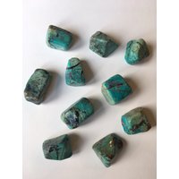 Wunderschöner Tumbled Shattuckit Heilstein// Shattuckit/ Trommelsteine// Polierter Shattukite// Heilsteine// Heilsteine von ScallopsMineralShell