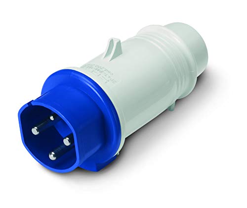 SCAME – 200;01633 Gerader mobiler Stecker zum Laden von Elektrofahrzeugen 2P+E – mobiler elektrischer Stecker Typ 3A – mobiler Stecker 220 V 16 A IP44 von Scame