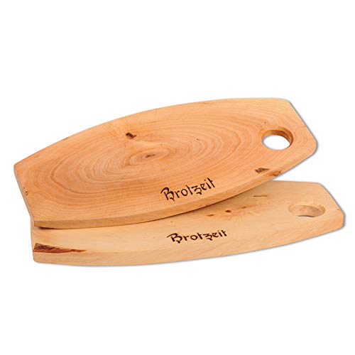 Brotzeitbrett, Jausenbrett Erle rustikal - 2er Set, geölt Brotzeitbrett, Jausenbrett Erle rustikal - 2er Set, geölt von Scampolo Design