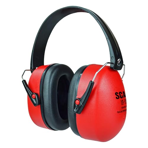 Scan Collapsible Ear Defenders – Noise Cancelling Reduction of SNR 32dB, Hearing Protection Earmuffs von Scan
