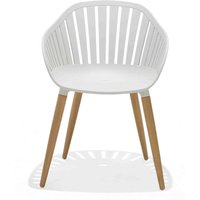 ScanCom Nassau carver easy Stuhl mit Holz Beine von ScanCom