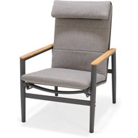ScanCom Topaz Lounge Sessel Aluminium / Teak von ScanCom