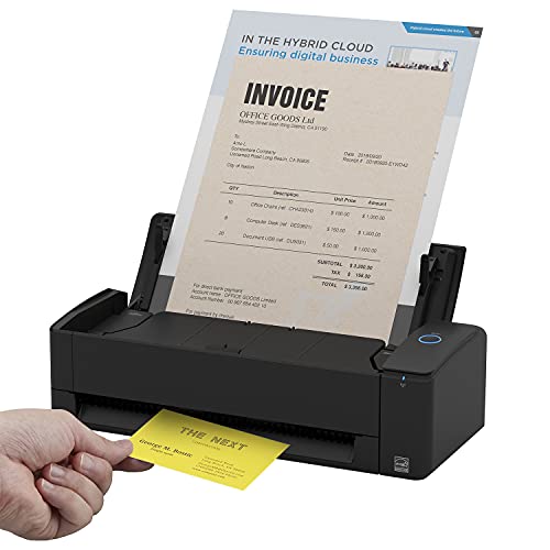 ScanSnap iX1300 Kompakt Wi-Fi Dokumentenscanner für Mac oder PC, Schwarz von ScanSnap