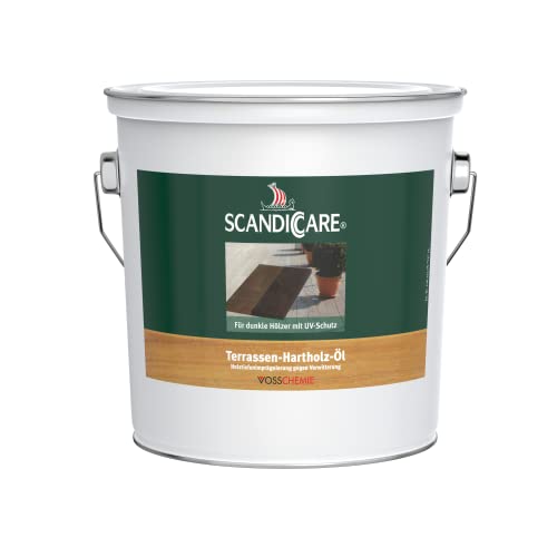 Scandiccare® Terrassen-Hartholz-Öl 3L - Hartholz Pflegeöl für den Außenbereich von Scandiccare