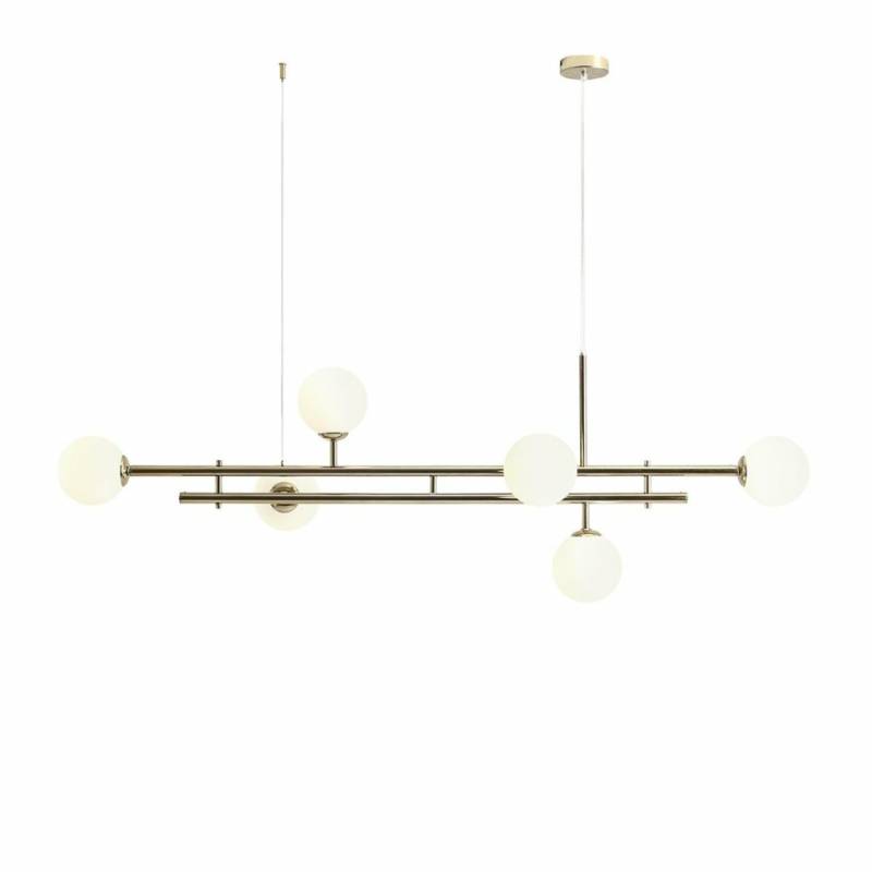 Scandinavian Choice Hängeleuchte 1073 K30 Deckenlampe Lampe 6 Flammig Gold B-Ware von Scandinavian Choice