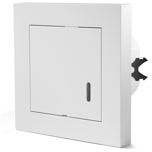 Scandinavian Home Bewegungsmelder Innen - HF Bewegungsmelder Lichtschalter Standardmaß 55-180° 15m Erfassung, mit 3-Draht-Technik/Neutralleiter für LED, Unterputz Montage - Weiß Glänzend Scandinavian Home Bewegungsmelder Innen - HF Bewegungsmelder Lichtschalter Standardmaß 55-180° 15m Erfassung, mit 3-Draht-Technik/Neutralleiter für LED, Unterputz Montage - Weiß Glänzend von Scandinavian home Lysea