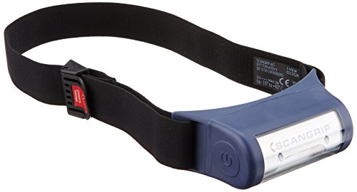 Scangrip 307.70, Stirnlampe "I-View", Plastik, schwarz/Blau, 10.5 x 5.2 x 4.3 cm von Scangrip