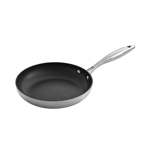Scanpan CTX Bratpfanne 24 cm | Multifunktionale Pfanne Induction mit Edelstahlgriff | Für alle Herdarten geeignet | Stratanium Antihaftbeschichtung | Ofenfest von Scanpan