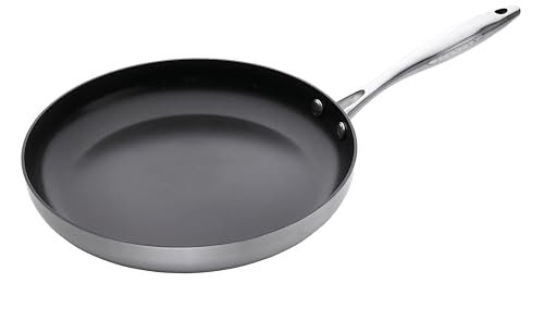 SCANPAN CTX Bratpfanne 32 cm | Multifunktionale Pfanne Induction mit Edelstahlgriff | Für alle Herdarten geeignet | Stratanium Antihaftbeschichtung | Ofenfest von SCANPAN