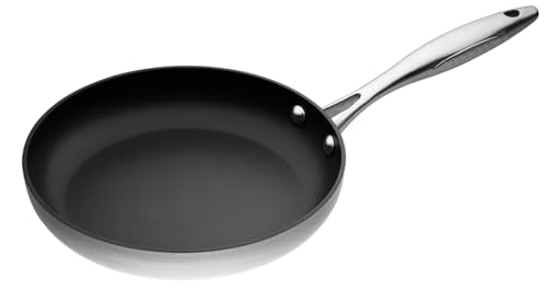 SCANPAN CTX Bratpfanne 24 cm | Multifunktionale Pfanne Induction mit Edelstahlgriff | Für alle Herdarten geeignet | Stratanium Antihaftbeschichtung | Ofenfest von SCANPAN