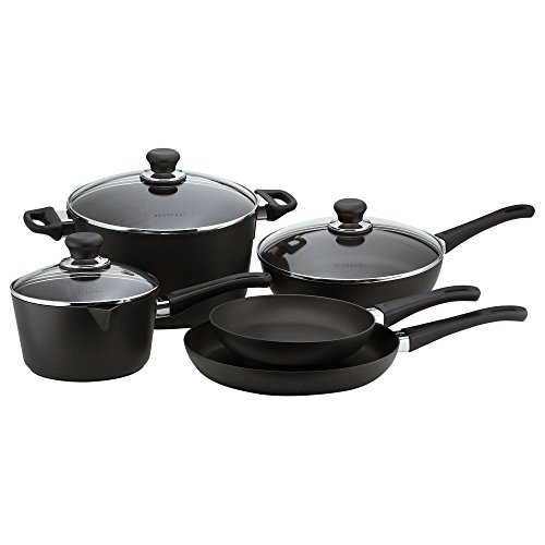 Scanpan Classic Bratpfanne Non Induction Set - 8 piece schwarz von Scanpan