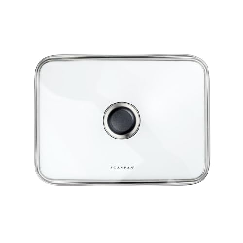 Scanpan Classic Glasdeckel 35x26 cm für die 5 l Classic Bräter Auflaufform | Ofenfest | Aromaschonend von SCANPAN