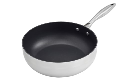 Scanpan Ctx Schmorpfanne mit Deckel, tief - Stahl, Schwarz, 26 cm, 48 x 28 x 10 cm, 2 Einheiten von Scanpan