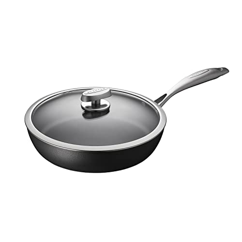 Scanpan PRO IQ Schmorpfanne mit Deckel, Aluguss, Schwarz, 28 cm, 2-Einheiten von Scanpan