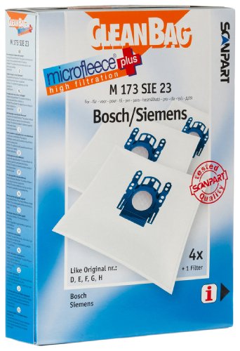 CleanBag M 173 SIE 23 Staubbeutel, Blau,schwarz von Cleanbag