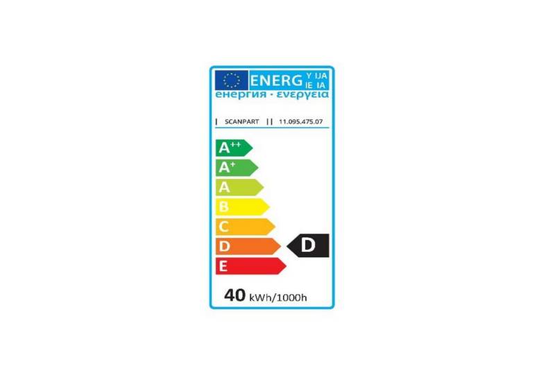 Scanpart Einbauleuchte Halogenlampe G9 40W 300°C, 2 Stück von Scanpart