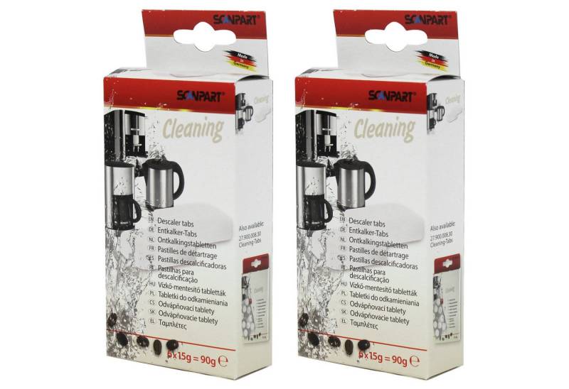 Scanpart Entkalker (2-St. Entkalkertabletten für Espressomaschinen 6 Stück) von Scanpart