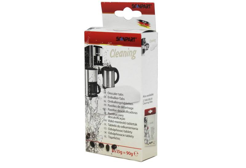 Scanpart Entkalker (Entkalkertabletten für Espressomaschinen 6 Stück) von Scanpart