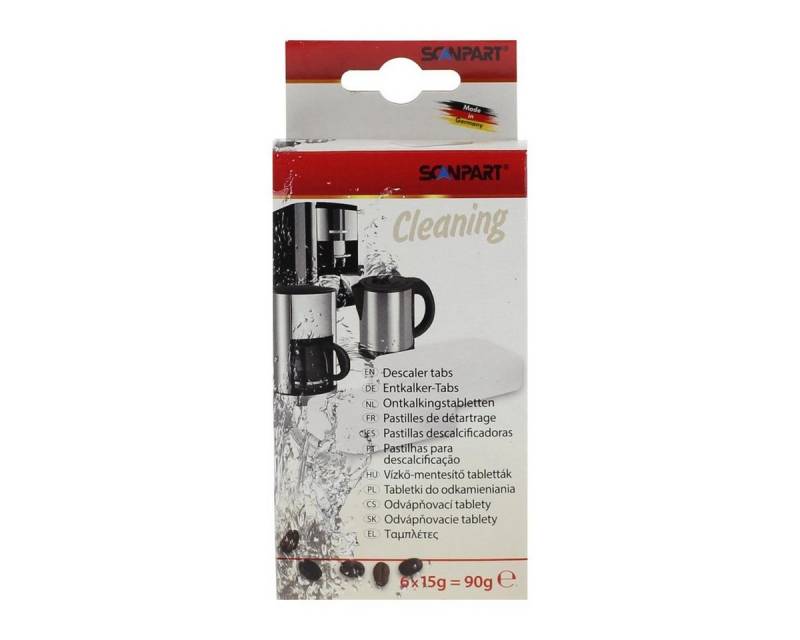 Scanpart SCANPART Entkalker Tabs 6x15g für Kaffeevollautomaten (1er Pack) Entkalker von Scanpart