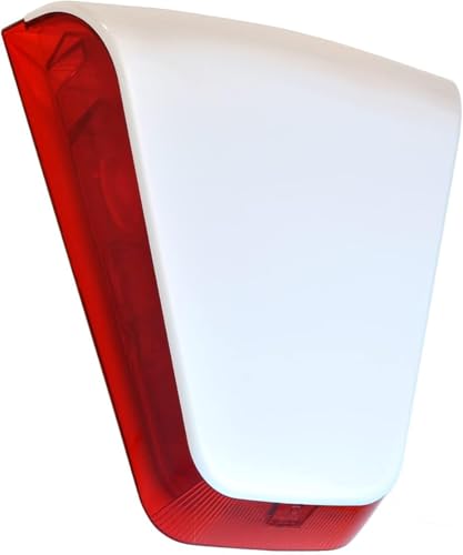 Scantronic SDR-WEXT-G3-RD Kabelgebundener externer Sounder rote Linse, Hochleistungs-Komfort-LEDs, wählbarer SCB- oder SAB-Modus von Scantronic Security