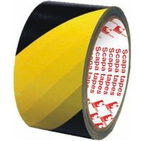 PVC-Klebeband Zebra 16/100 mm 33x75 Scapa Gelb/Schwarz 2724 - 149459 von Scapa