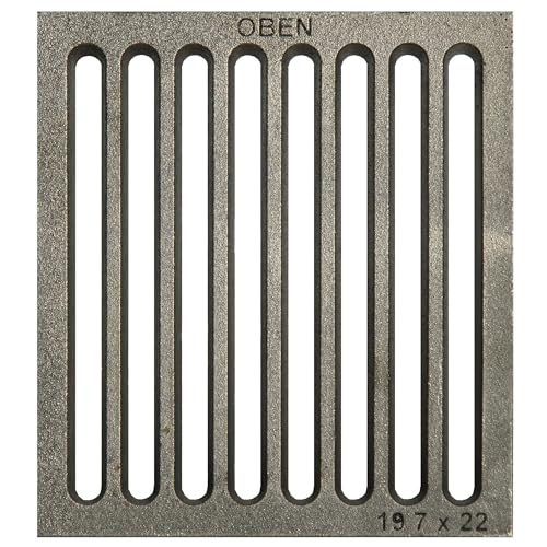 ScarMaxx - Kaminrost Gusseisen 20x22 cm - Ascherost für Kaminofen - Kamin Feuerrost - Robuster und Massiv Gusseisen Gitter - mit Rippen - Kaminofen Rost - Feuerrost Grillkamin Rechteckig ScarMaxx - Kaminrost Gusseisen 20x22 cm - Ascherost für Kaminofen - Kamin Feuerrost - Robuster und Massiv Gusseisen Gitter - mit Rippen - Kaminofen Rost - Feuerrost Grillkamin Rechteckig von ScarMaxx