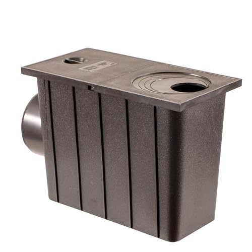 ScarMaxx - Regenrohrablauf Dachrinnenablauf - Regensinkkasten DN 110 - Bodenablauf Kompatibel mit Rinnen 50-110 mm - Kunststoff, Schwarz - 31,9x15,2x21,8cm - Ablauf Seitlich ScarMaxx - Regenrohrablauf Dachrinnenablauf - Regensinkkasten DN 110 - Bodenablauf Kompatibel mit Rinnen 50-110 mm - Kunststoff, Schwarz - 31,9x15,2x21,8cm - Ablauf Seitlich von ScarMaxx