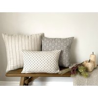 Anthrazit Kissenbezug 3 X Leinen Kissenhüllen von ScarlettMaeDesigns