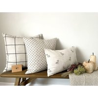 Anthrazit Kissen-Bundle 3 X Leinen Kissenhüllen Anthrazit Kissen-Bundle 3 X Leinen Kissenhüllen von ScarlettMaeDesigns