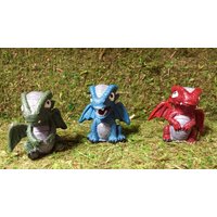 Drachen Statuen 3Er Set | Resin von ScaryGarycreations