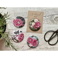 Vintage Florals Kühlschrankmagnete - Große 55mm Wahl Von 4 Florale Magnete von ScatteredSeedCo