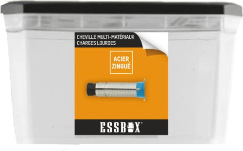 SCELL-IT Nylon Knöchel Essbox universell, ohne Schrauben, Øm10 mm, Box von 25, EX-92011110, ideal für schwere Lasten, robuste und zuverlässige Befestigung zur Verwendung in Betonwänden, Ø6mm x 50 mm von Scell-it