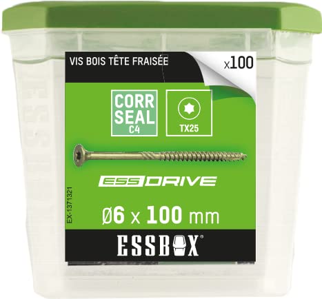 Scell-It Hölzerne Schellschildschraube - Ø6 mm x 100 mm - Box von 100 - Ex -1371321 Scell-It Hölzerne Schellschildschraube - Ø6 mm x 100 mm - Box von 100 - Ex -1371321 von Scell-it